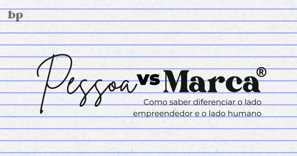 Capa Pessoa vs Marca