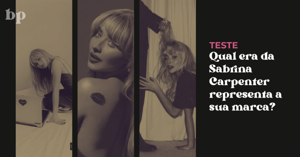 Capa Teste QUal Era da Sabrina Carpenter representa sua marca